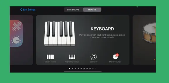 Keyboard GarasiBand