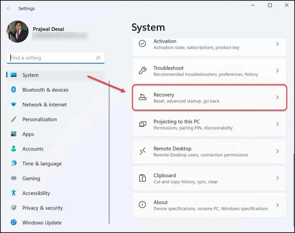 Cara Factory Reset Windows 11